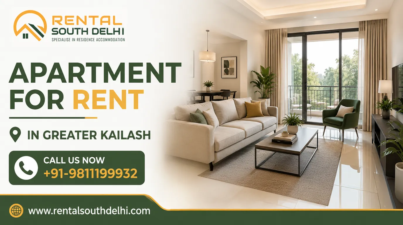 Apartment For Rent In Greater Kailash 1