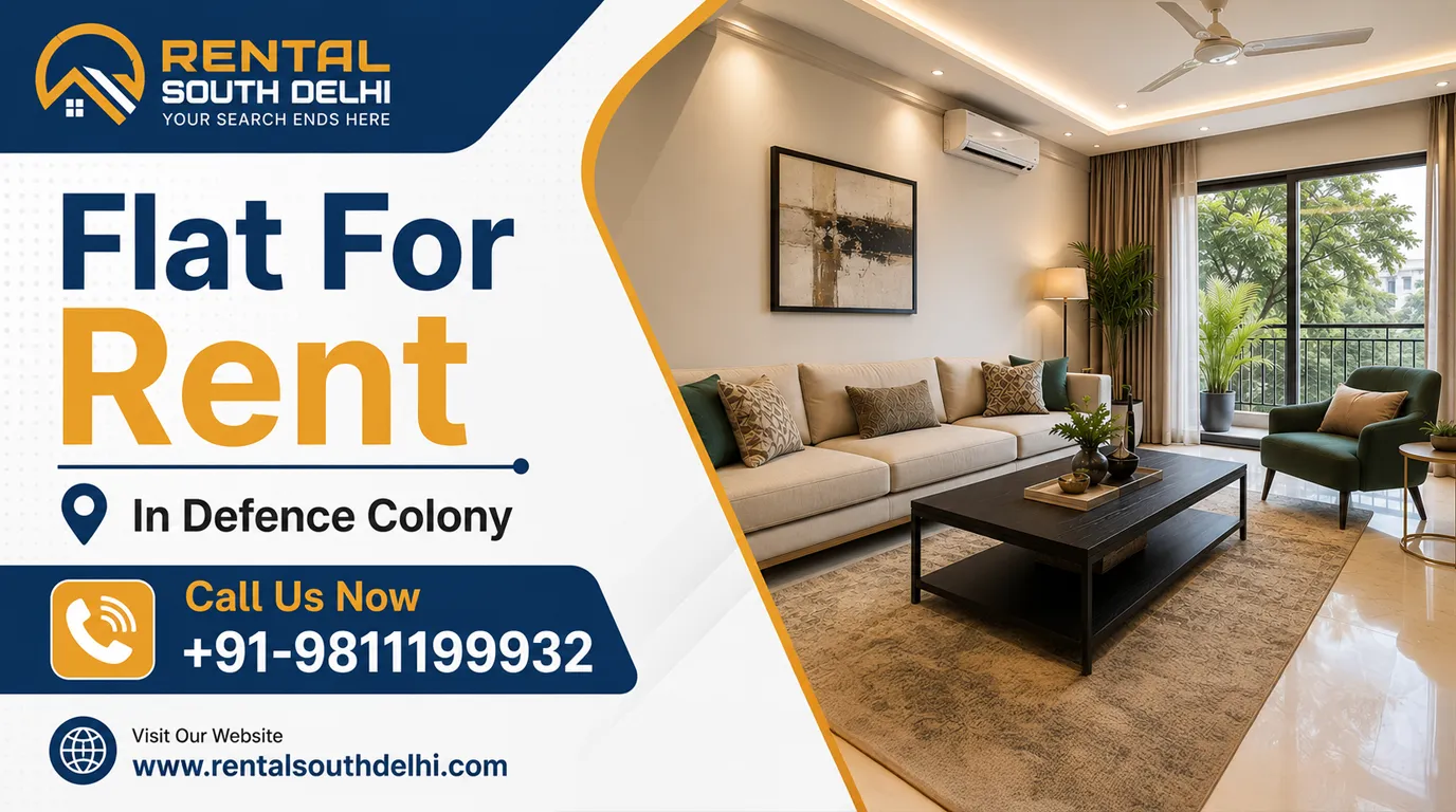 Flat For Rent In Defence Colony